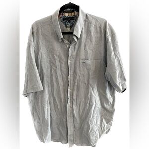 TOMMY HILFIGER Vintage Shirt Sleeve Button Down Striped Men’s Shirt, Size XL